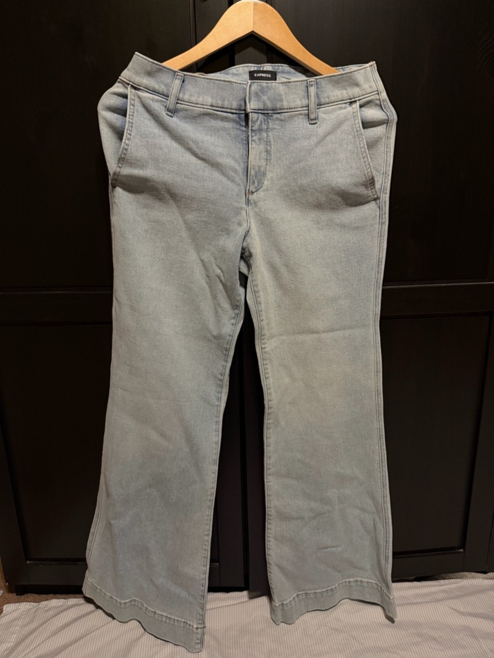 Express Light Gray Women's Jeans